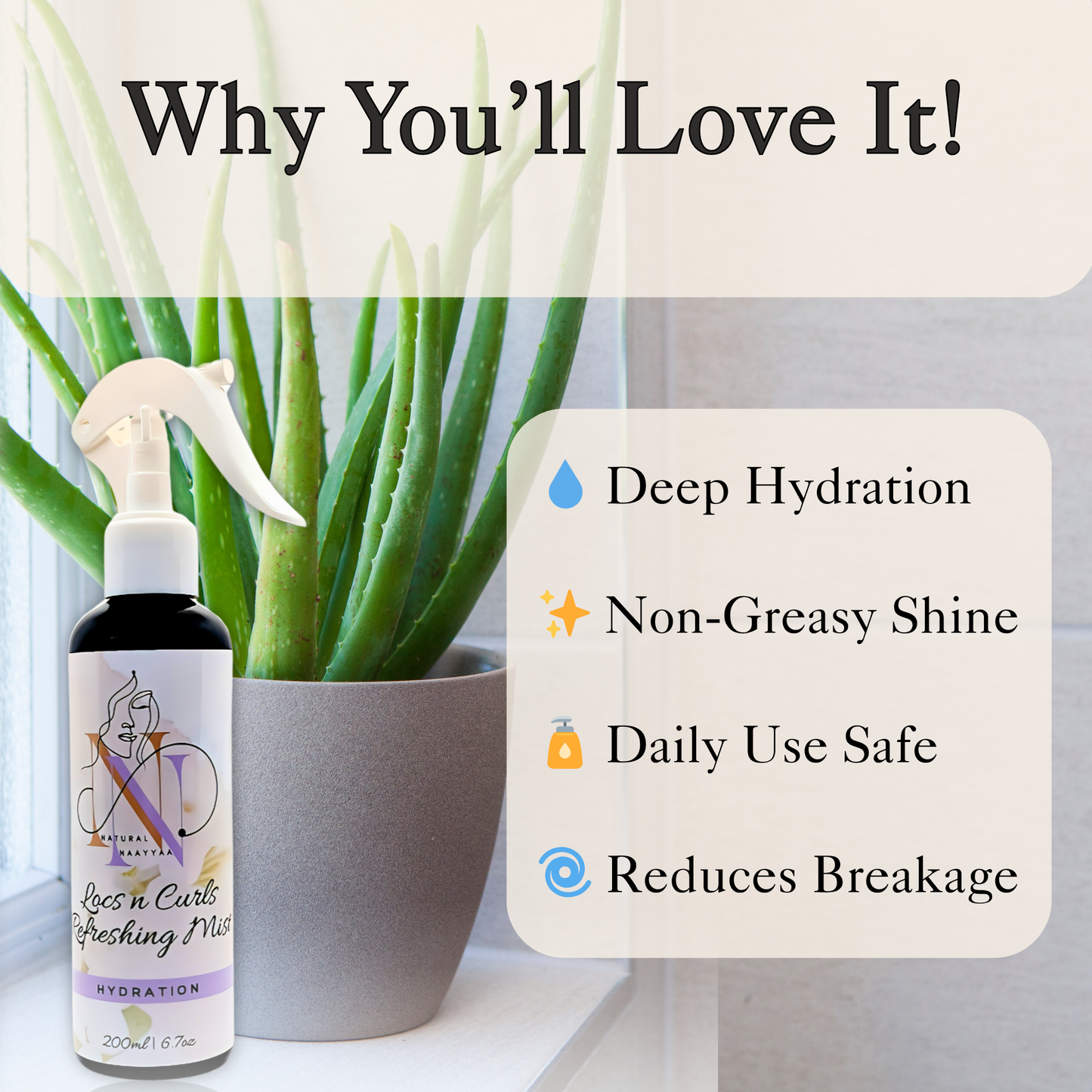Locs n Curls Refreshing Hair Mist