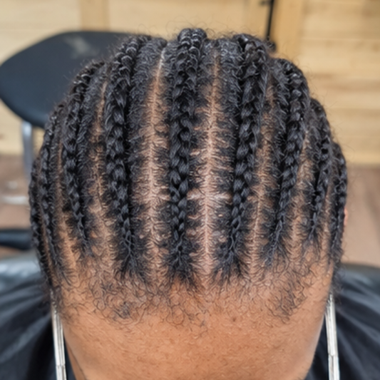 Under-wig Cornrows