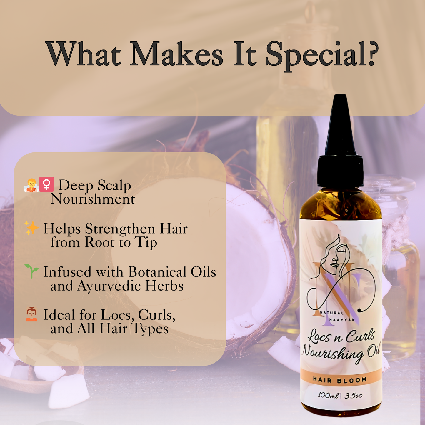 Locs n Curls Nourishing Oil