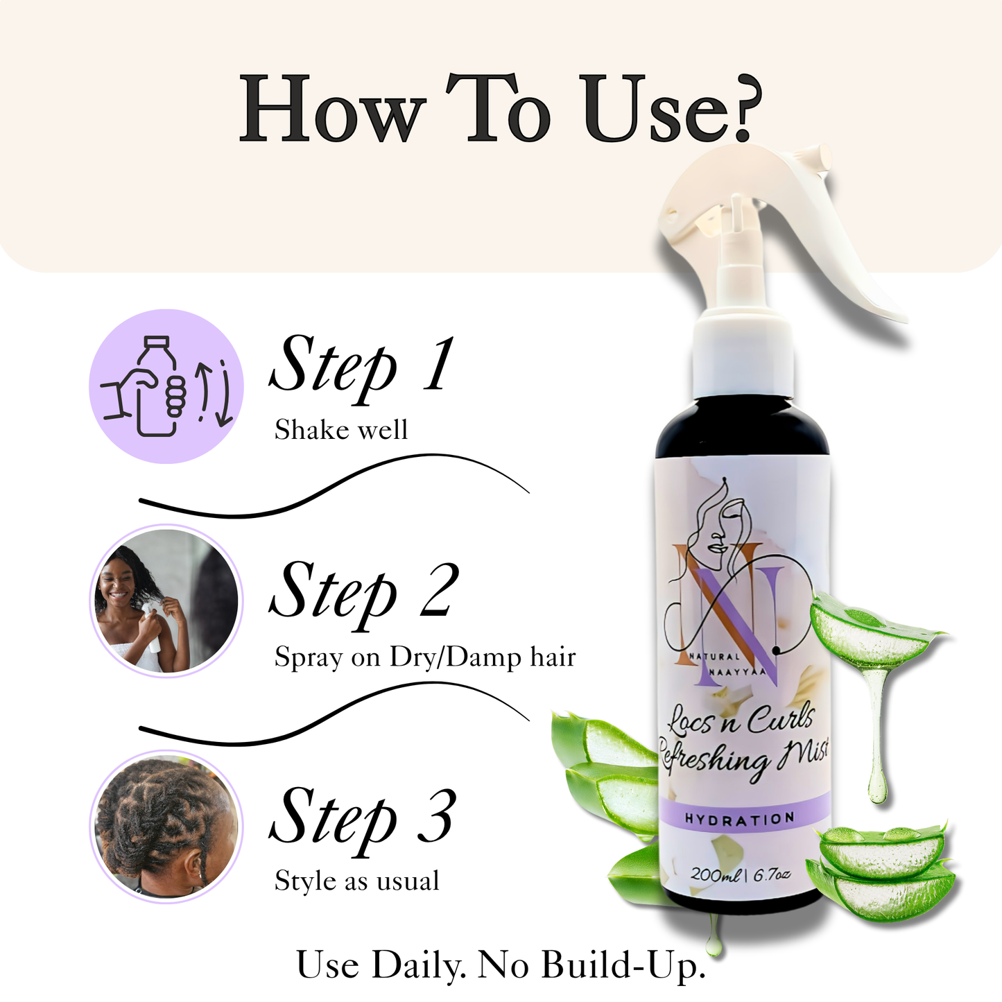 Locs n Curls Refreshing Hair Mist