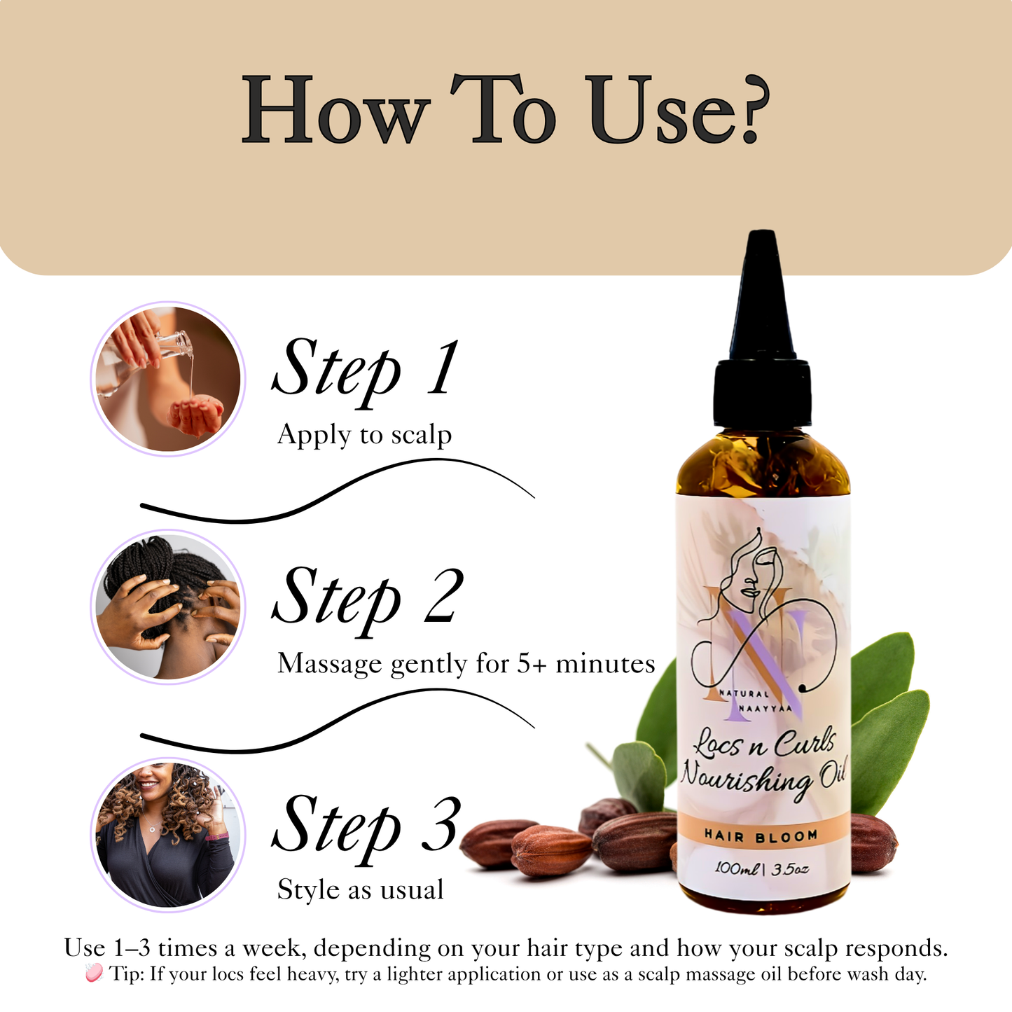 Locs n Curls Nourishing Oil