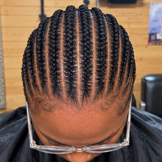 Cornrows on Natural Hair | No Extensions