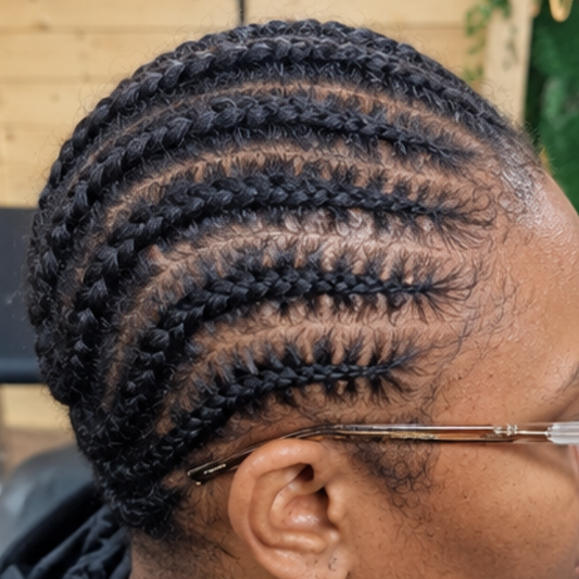 Under-wig Cornrows